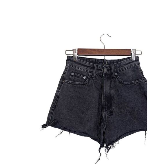 Ksubi Hi Line Short Washed Black Womans 24 - Picture 7 of 9